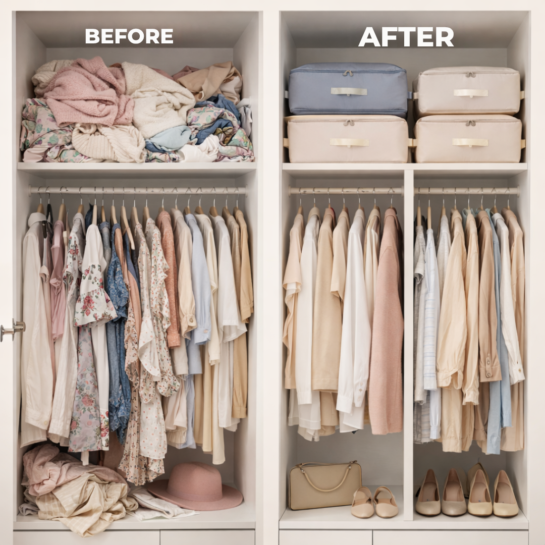 StorEase™ — Instantly Expand Your Space and Shield Your Valuables from Life’s Mess