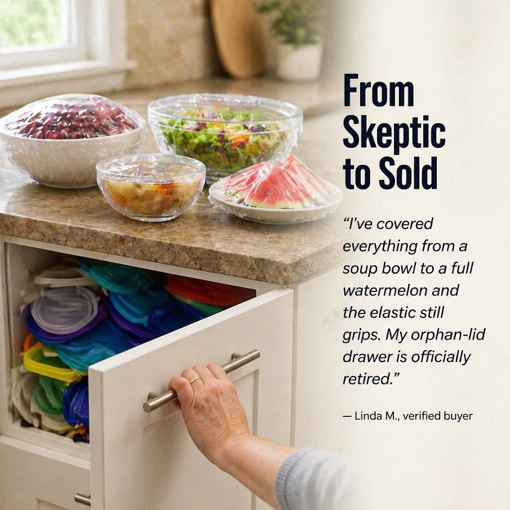 FlexSeal™ — Snap-On Freshness That Saves Your Leftovers and Sanity