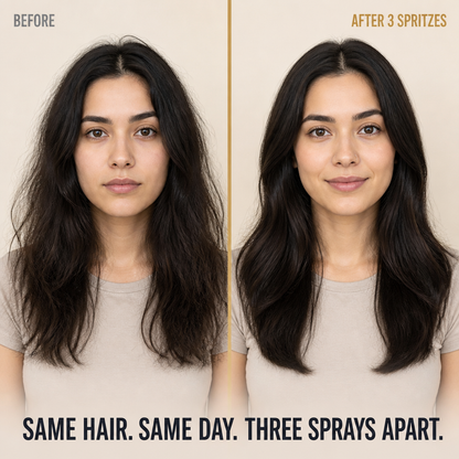 SilkaMist™ — Effortless Shine and Frizz-Free Softness Without the Greasy Roots