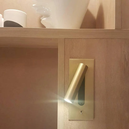 Contemporary Wall-Mounted Bedside Lamp with Adjustable LED Light