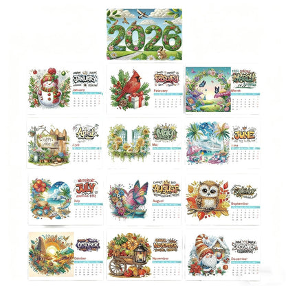 SparkLuxe™ 2026 Desk Calendar — Spark Your Creativity and Calm Your Mind Every Day