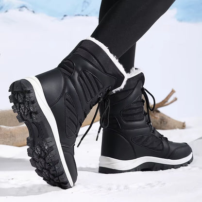 Women's Snow Boots Waterproof & Insulated High-Top
