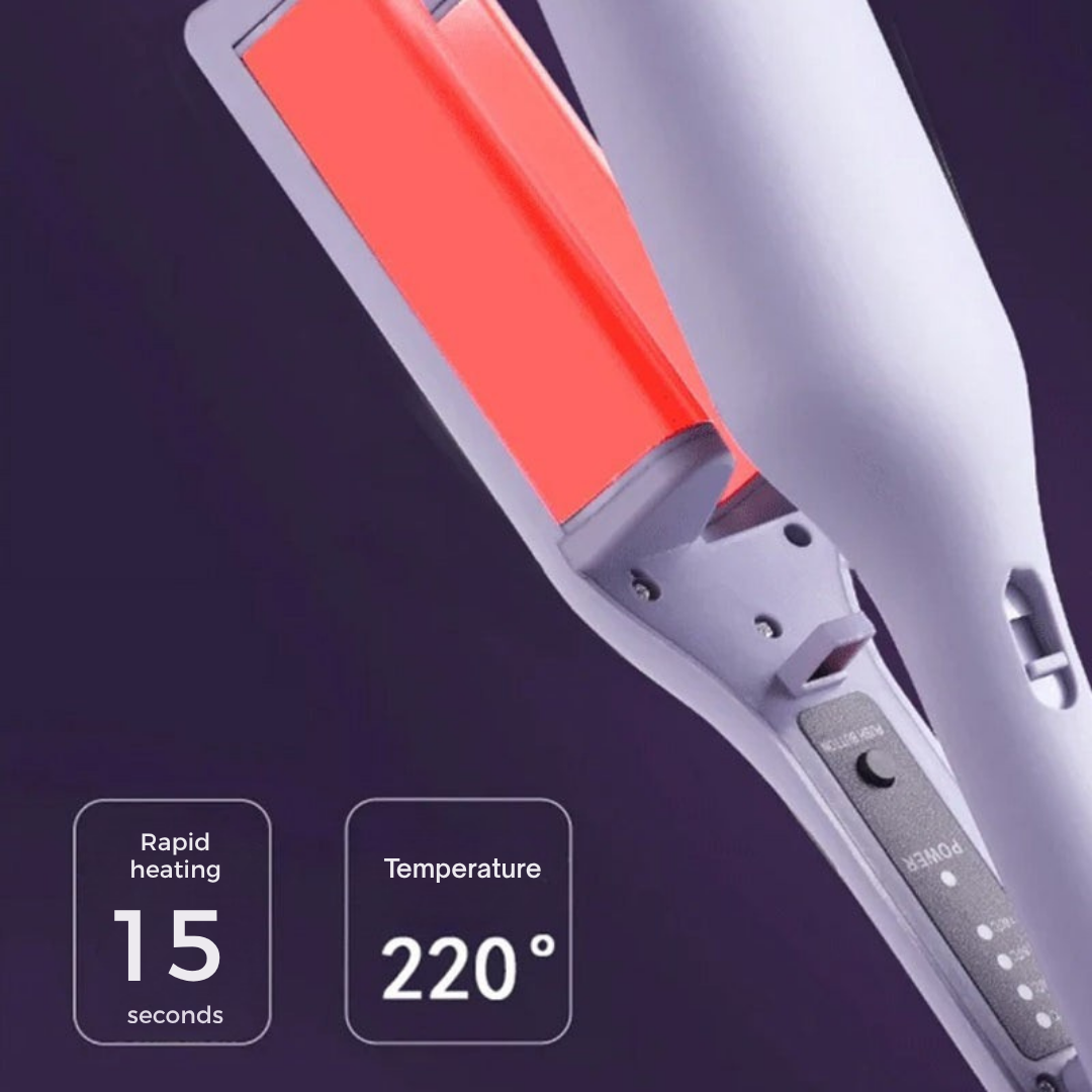 CurlAura™ — Instantly Create Head-Turning, Silky Waves Without the Burn or Frizz