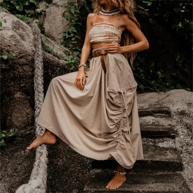 VelaSway™ Maxi Skirt — Effortless Comfort and Chic Style That Moves With You All Day