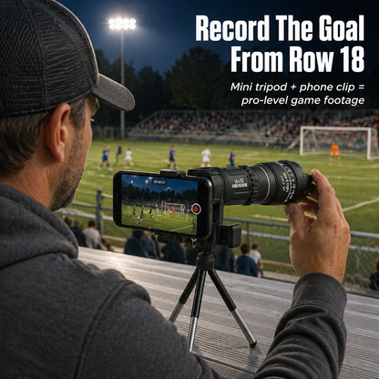 VistaVibe™ — View Sports, Wildlife, and Concerts 16x Closer Right From Your Pocket