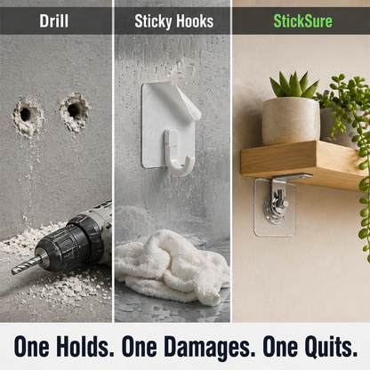 GripTight Pro™ — Hang Heavy Gear Anywhere Without Drills, Damage, or Drama