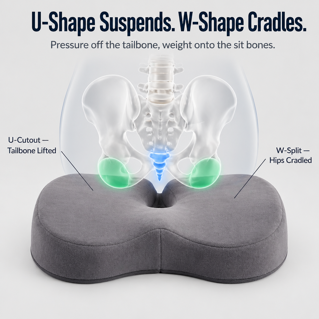 RelievEase™ — Experience Unmatched Tailbone Relief That Keeps You Comfortable All Day