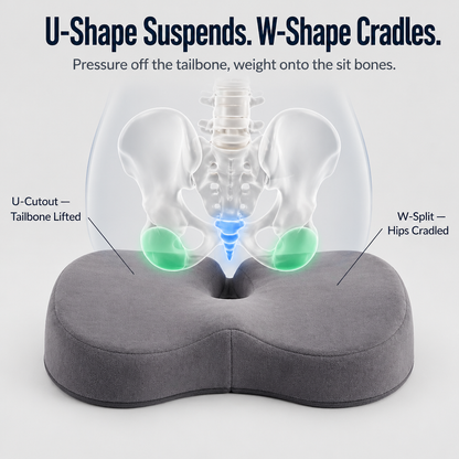 RelievEase™ — Experience Unmatched Tailbone Relief That Keeps You Comfortable All Day