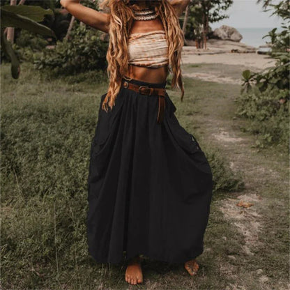 VelaSway™ Maxi Skirt — Effortless Comfort and Chic Style That Moves With You All Day
