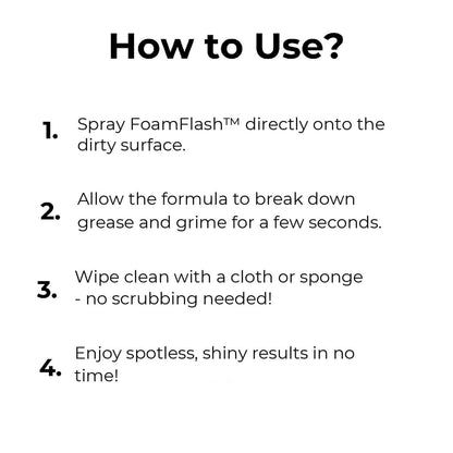 RevitaFoam™ — Effortless Grease-Busting Power for Sparkling Surfaces Instantly