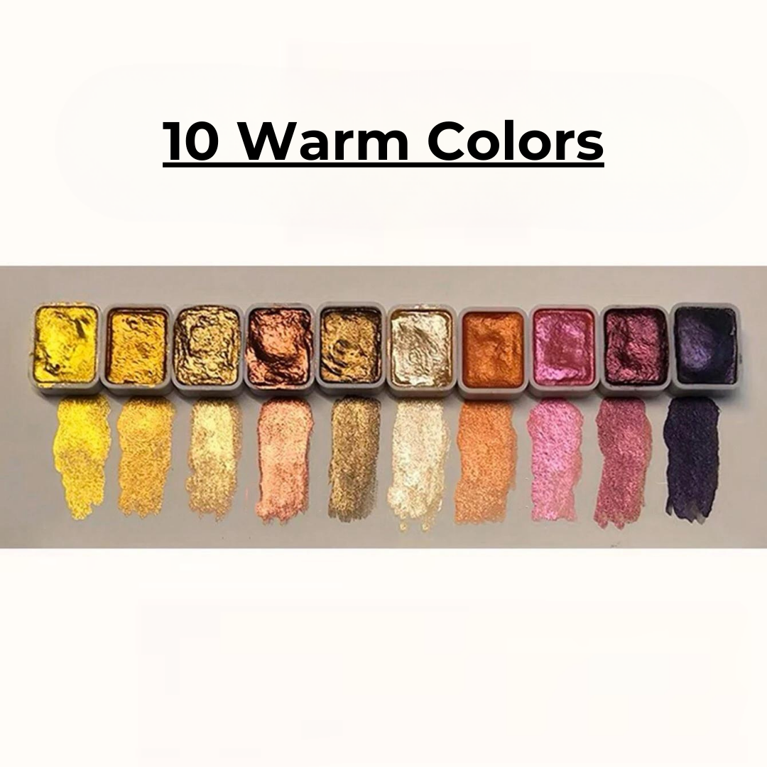 SolaraShine™ Metallic Pigments — Ignite Your Art with Irresistible, Mirror-Like Radiance