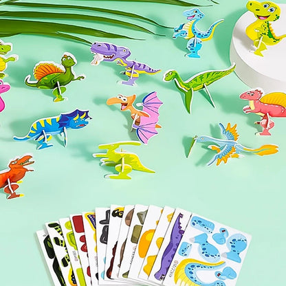 ImagineWorx™ 3D Puzzle Set — Ignite Creativity and Confidence with Every Colorful Snap