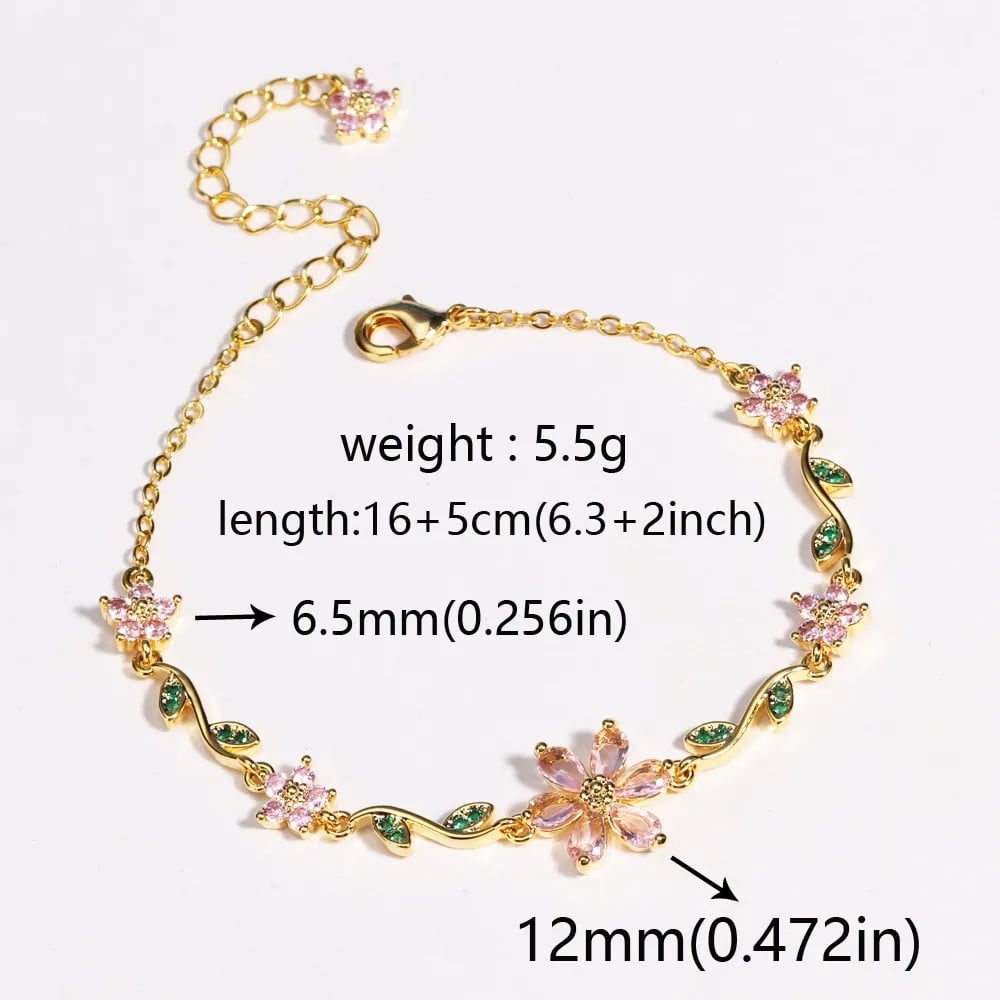 FloraLuxe™ Bracelet — Wear Feather-Light Elegance That Boosts Confidence Instantly