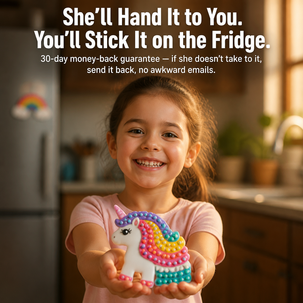 SparkBead™ — Press Beads Into Magnets, Keychains & Wall Art Kids Really Complete