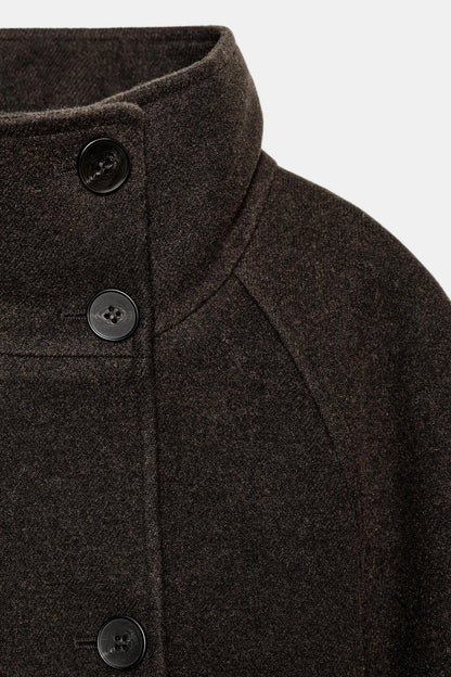 Frostveil™ Wool Coat — Flaunt Your Shape with Breathable Warmth and Effortless Elegance