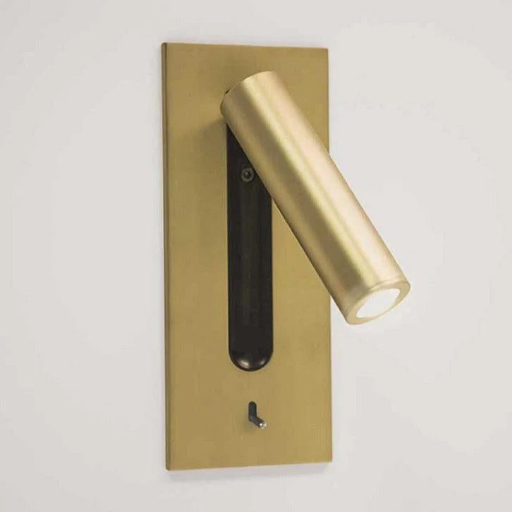Contemporary Wall-Mounted Bedside Lamp with Adjustable LED Light