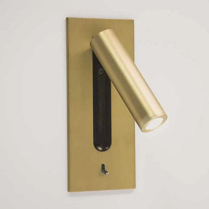 Contemporary Wall-Mounted Bedside Lamp with Adjustable LED Light