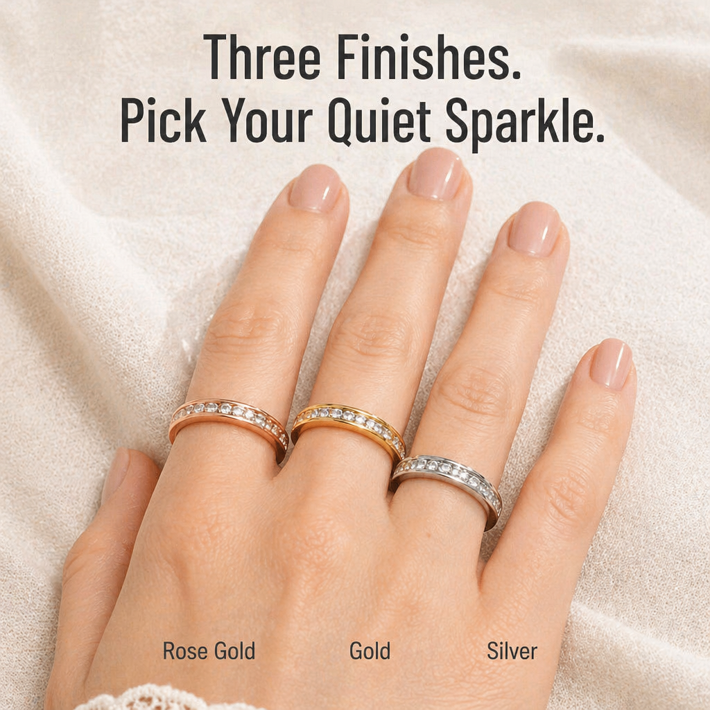 LumeRing™ — Quietly Twist Away Anxiety with Secret Spinner Shine