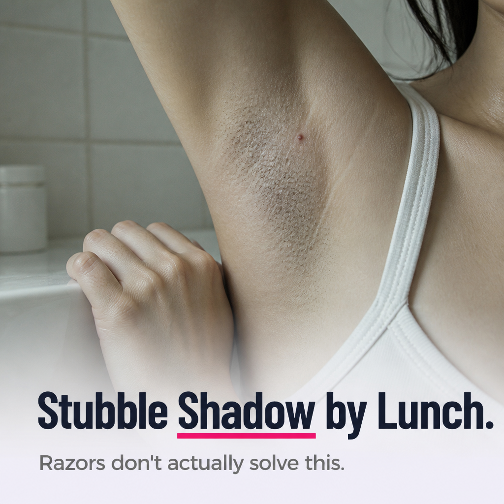 LumiSilk™ — Dissolve Stubble from the Root and Moisturize Skin Instantly