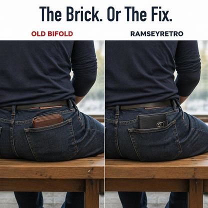 RamseyRetro™ Wallet — Slim Your Pocket and Sharpen Your Everyday Carry