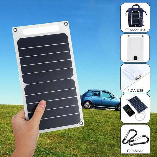 30W Portable Solar Panel | Ultralight USB Charger | Monocrystalline, Waterproof | Camping