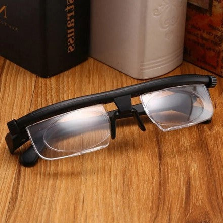 Adjustable Focus Glasses | Dial-Adjustable Focus | Impact-Resistant Lenses | No Prescription Needed