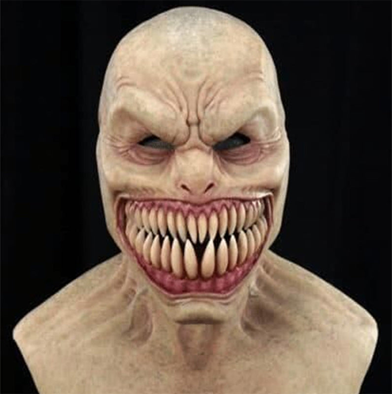 Adult Full-Face Mask | Realistic Elderly Man Face | Natural Latex | Comfortable & Breathable