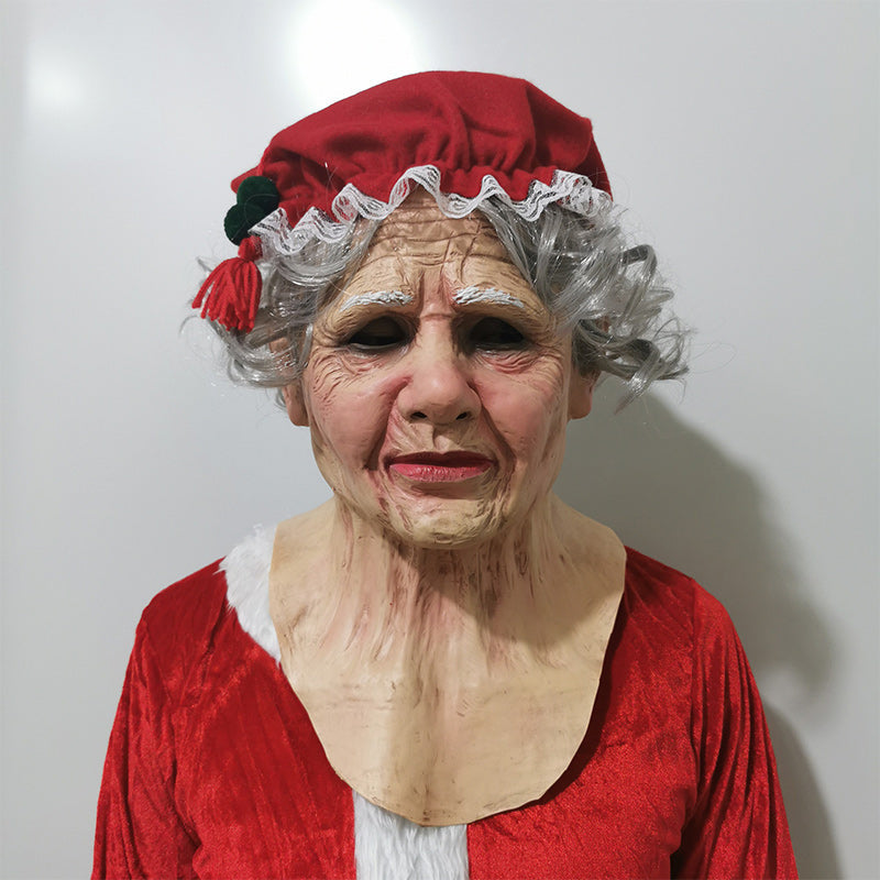 Adult Full-Face Mask | Realistic Elderly Man Face | Natural Latex | Comfortable & Breathable
