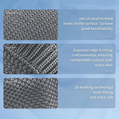 Adult Weighted Blanket | Chunky Knit | Cooling Microfiber | All-Season Comfort