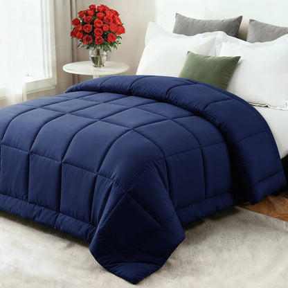 All-Season Comforter | Ultra-Soft Down-Alternative Fill | Microfiber Shell & Machine Washable
