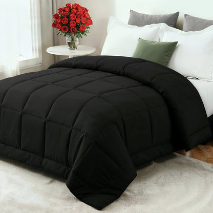 All-Season Comforter | Ultra-Soft Down-Alternative Fill | Microfiber Shell & Machine Washable