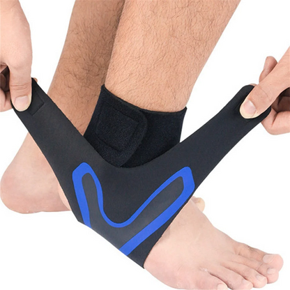 Ankle Support Brace | Adjustable X-Wrap Compression Sleeve | Neoprene Construction | Pain Relief