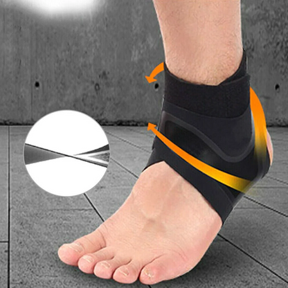Ankle Support Brace | Adjustable X-Wrap Compression Sleeve | Neoprene Construction | Pain Relief