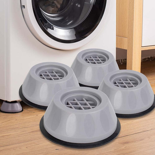 Anti-Vibration Pads | Noise Reduction & Vibration Damping | Durable Rubber & Non-Slip | 4-Pack