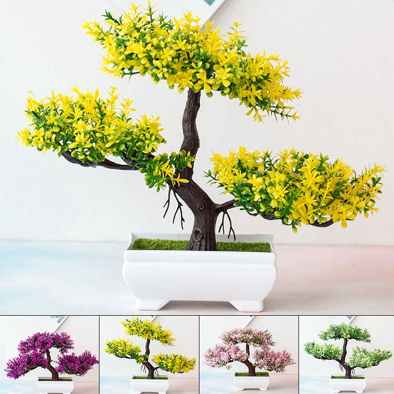 Artificial Bonsai Plant | Realistic Lifelike Foliage | 25cm | Low-Maintenance Home Decor