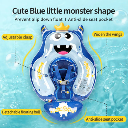Baby Swimming Ring | Inflatable Safety Ring | Soft Skin-Friendly Material | 6-36 Months