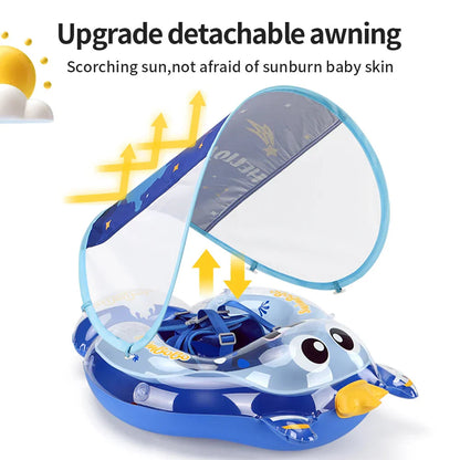 Baby Swimming Ring | Inflatable Safety Ring | Soft Skin-Friendly Material | 6-36 Months