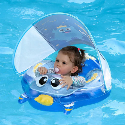 Baby Swimming Ring | Inflatable Safety Ring | Soft Skin-Friendly Material | 6-36 Months