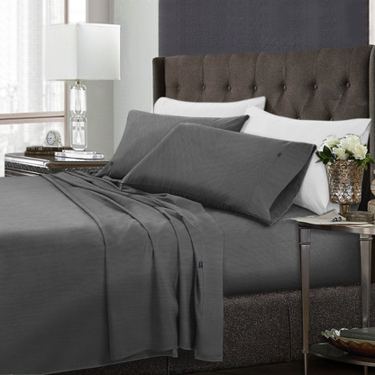 Bamboo Bed Sheet Set | Ultra-Soft Breathable Fabric | Hypoallergenic & Moisture-Wicking