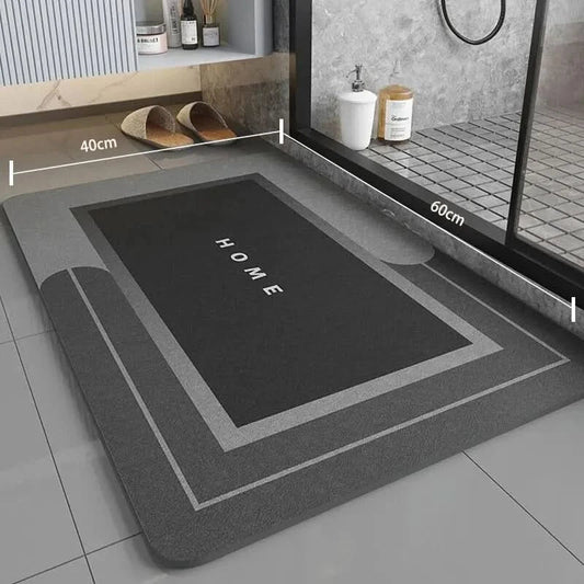 Bath Mat | Super Absorbent & Quick-Drying | Non-Slip Backing, 40×60 cm | Soft Cushioned Comfort