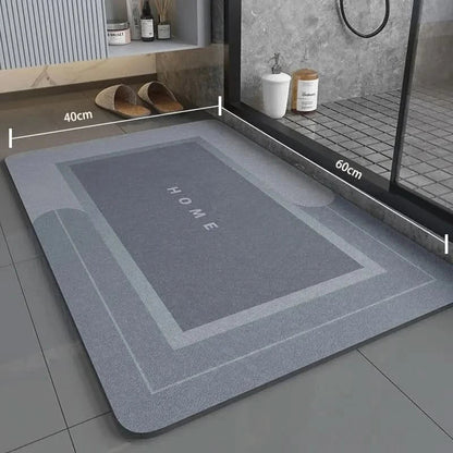 Bath Mat | Super Absorbent & Quick-Drying | Non-Slip Backing, 40×60 cm | Soft Cushioned Comfort