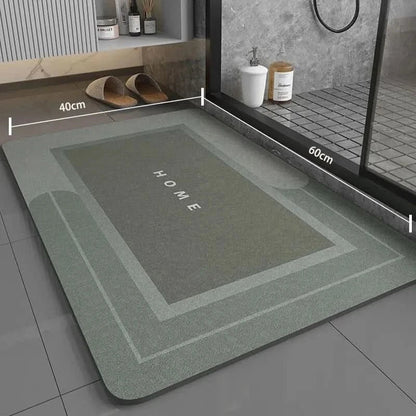 Bath Mat | Super Absorbent & Quick-Drying | Non-Slip Backing, 40×60 cm | Soft Cushioned Comfort