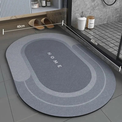 Bath Mat | Super Absorbent & Quick-Drying | Non-Slip Backing, 40×60 cm | Soft Cushioned Comfort