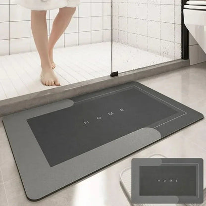 Bath Mat | Super Absorbent & Quick-Drying | Non-Slip Backing, 40×60 cm | Soft Cushioned Comfort