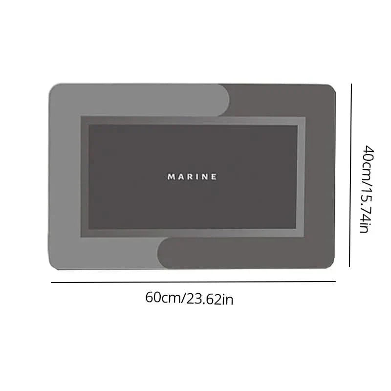 Bath Mat | Super Absorbent & Quick-Drying | Non-Slip Backing, 40×60 cm | Soft Cushioned Comfort