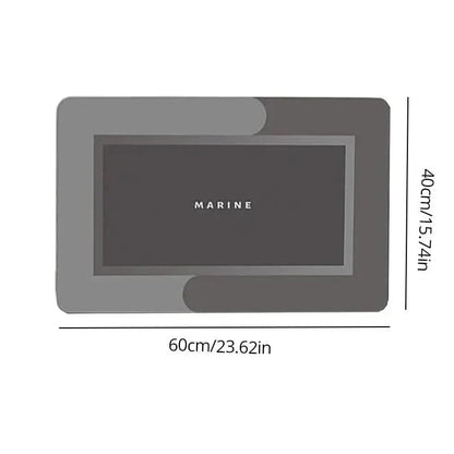 Bath Mat | Super Absorbent & Quick-Drying | Non-Slip Backing, 40×60 cm | Soft Cushioned Comfort
