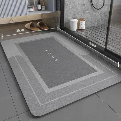 Bath Mat | Super Absorbent & Quick-Drying | Non-Slip Backing, 40×60 cm | Soft Cushioned Comfort