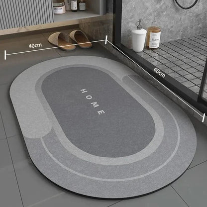 Bath Mat | Super Absorbent & Quick-Drying | Non-Slip Backing, 40×60 cm | Soft Cushioned Comfort