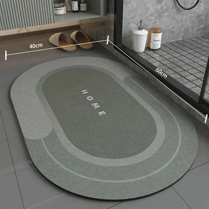 Bath Mat | Super Absorbent & Quick-Drying | Non-Slip Backing, 40×60 cm | Soft Cushioned Comfort
