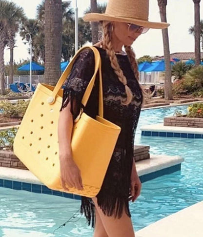 Beach Tote Bag | Waterproof & Sandproof | EVA Construction & Wipe-Clean Surface